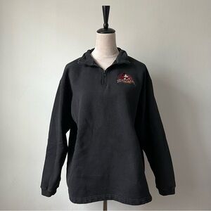 Vintage 90s Men’s Disneyland Resort 1/4 Zip Pullover Sweatshirt